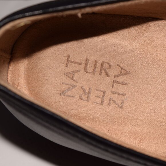 Naturalizer Adaline Black Leather Slip On Lightweight Platform Loafer US 8.5 M - Picture 8 of 9